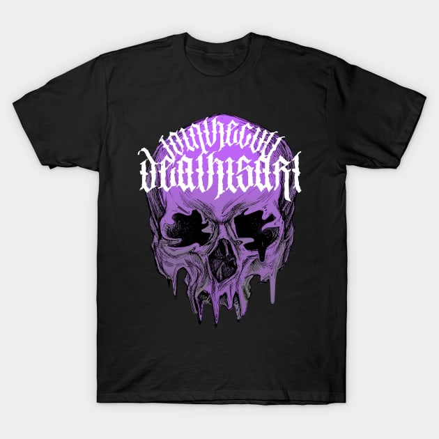 Melting Skull T-Shirt by Death Is Art